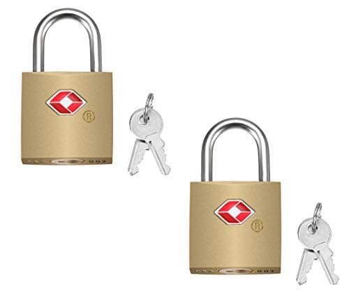 DOCOSS Brass TSA Key Lock (Pack of 2) — view 1 of 8