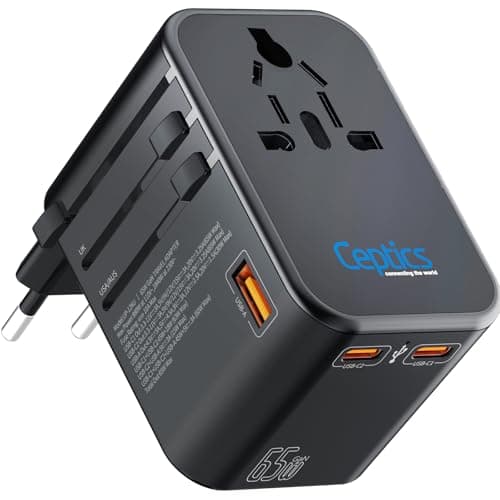 Ceptics 65W GaN Universal Travel Adapter (Type C) — view 1 of 9