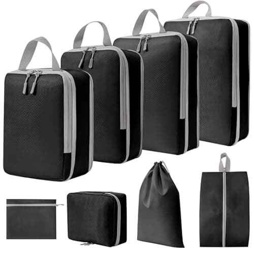 House of Quirk Compression Packing Cubes, 8 Set — view 1 of 6