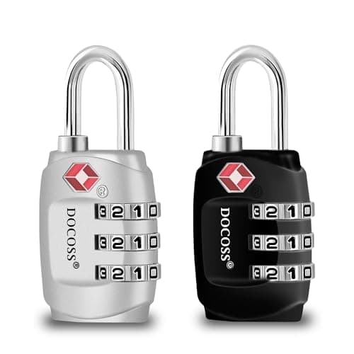 DOCOSS-331 Metal TSA 3-Digit Lock (Set of 2) — view 1 of 9