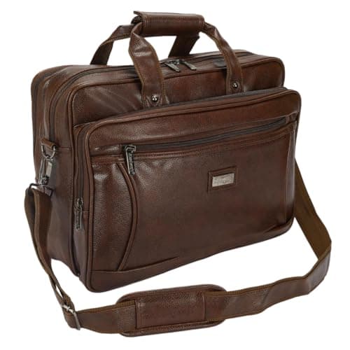 Hard Craft Textured Vegan Leather Messenger Bag — view 1 of 8