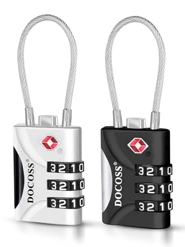 DOCOSS-203 Metal TSA Cable Lock (Set of 2) — view 1 of 9