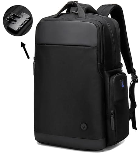 Arctic Hunter Golden Wolf 26-38L TSA-Lock Anti-Theft Laptop Backpack — view 1 of 6