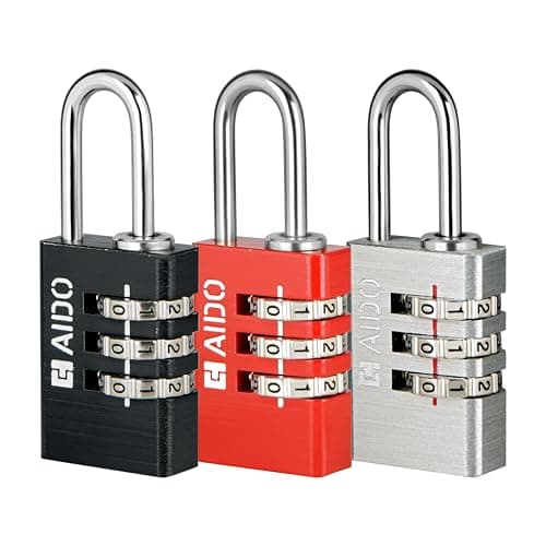AIDO by dormakaba 20mm 3-Digit Lock (Pack of 3) — view 1 of 9