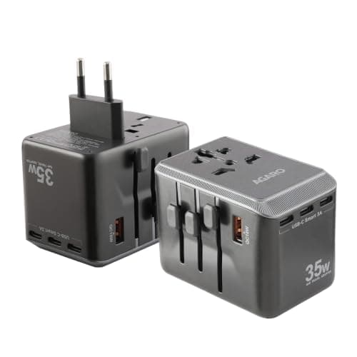 AGARO 6-in-1 Universal Travel Adapter with 35W GaN — view 1 of 9