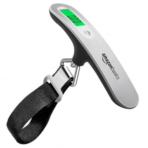 Amazon Basics AB-LS09 Digital Travel Luggage Scale (50 kg, 10 g Division) — view 1 of 6