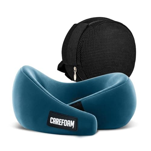CareFoam Virgin Memory Foam Travel Neck Pillow, Dual Height 360° — view 1 of 7