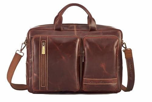 Picco Massimo PM 3047 Leather Laptop Messenger Bag — view 1 of 5