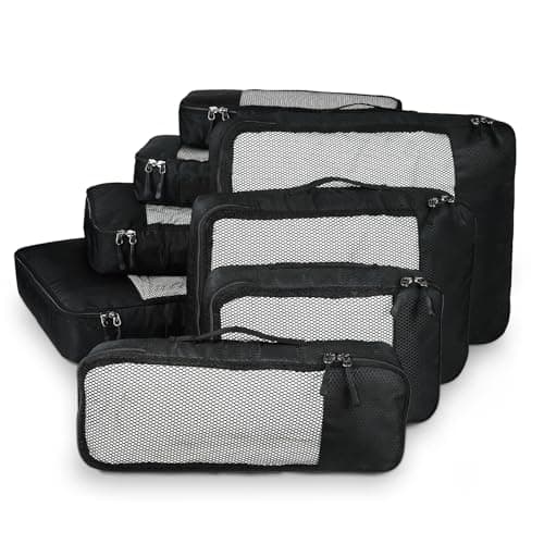 FATMUG Packing Cubes Travel Pouch Bag Organiser Set of 8 — view 1 of 6