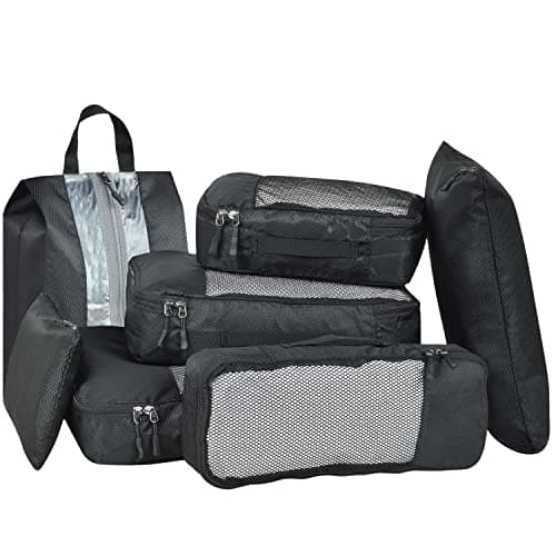 FATMUG Polyester Packing Cubes Travel Bag Organiser Set of 7 — view 1 of 6