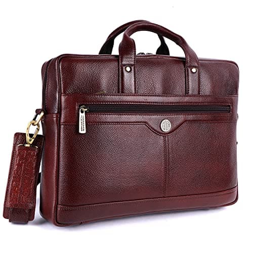 Hammonds Flycatcher Slim Leather Office Laptop Bag — view 1 of 7